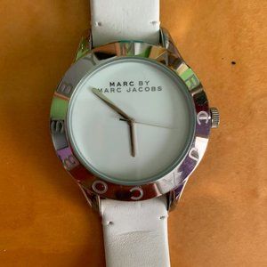 White Leather Marc by Marc Jacobs